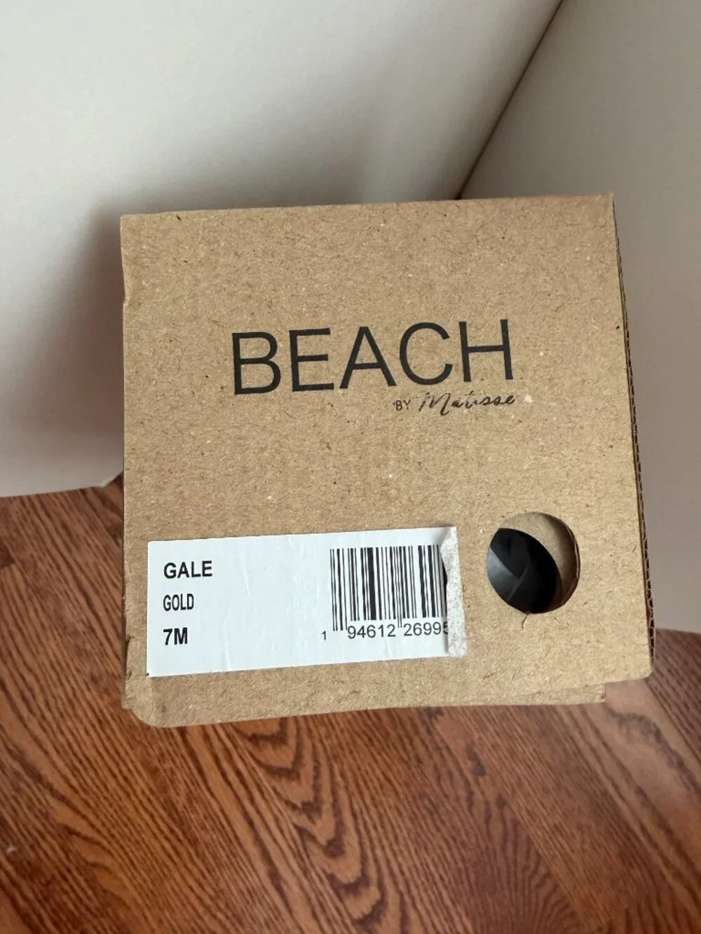 NEW IN BOX Beach by Matisse Gale Gold Slide Sandals 7M